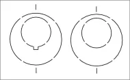 2055 Offset Center Rings