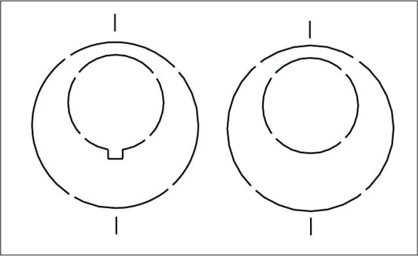 2055 Offset Center Rings