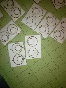 Off Set BT5520 Centering Rings Set of 5