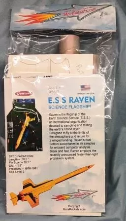 E.S.S. Raven Super Kit Flying Model Rocket