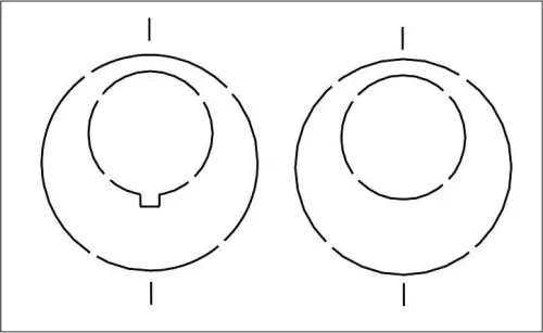 2055 Offset Center Rings