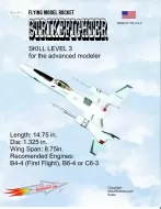 Strike Fighter Flying Model Rocket 