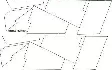 Strike Fighter Laser Cut Balsa Fins